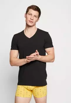 Майка/рубашка MEN V-NECK 2 PACK Levi's, цвет jet black