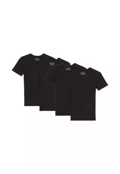 Майка/рубашка с длинным рукавом Набор из 4 предметов первой необходимости из органического хлопка Marc O'Polo, черный