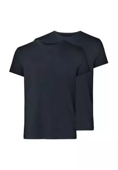 Майка/рубашка с короткими рукавами, 2 шт. Bamboo Resterds, темно-синий