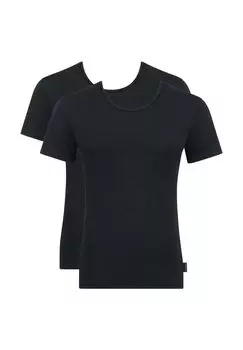 Майка/рубашка с короткими рукавами, упаковка 2 шт. 24/7 sloggi, черный