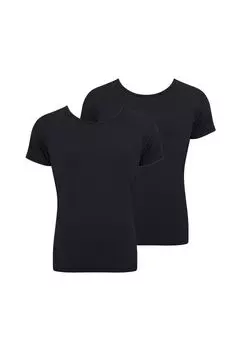 Майка/рубашка с короткими рукавами, упаковка из 2 шт. Ever Soft sloggi, черный