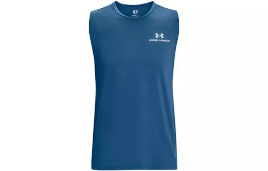 Майка Rush мужской студенческий синий Under Armour, синий
