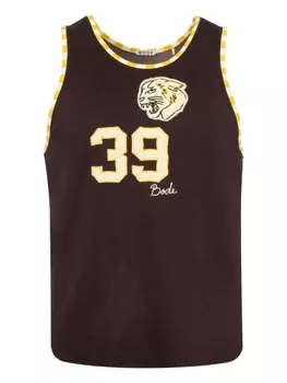 Майка с аппликацией BODE, коричневый