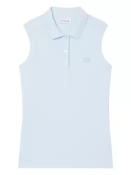 Майка с аппликацией логотипа Lacoste, синий