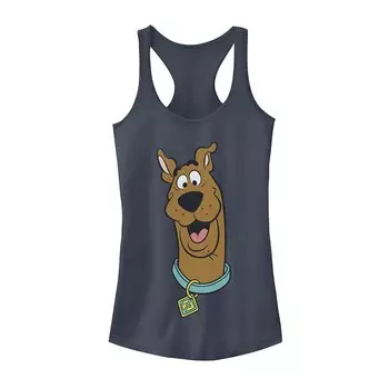 Майка с большим лицом Scooby-Doo для юниоров Licensed Character, цвет Indigo