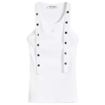 Майка с бретельками The Attico, белый