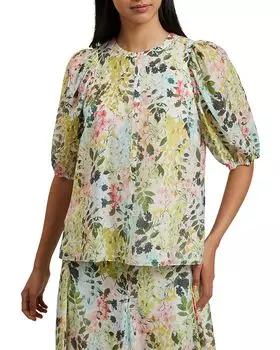 Майка с буфами Micha Ted Baker, мультиколор