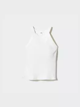 Майка с чашечками Uniqlo, цвет 00 белый