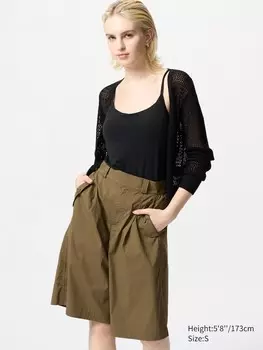 Майка с чашечками Uniqlo, цвет 09 черный