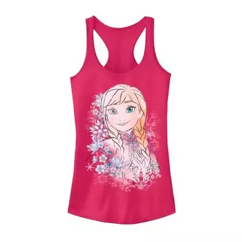Майка с цветочным снежным портретом Frozen Anna для юниоров Licensed Character