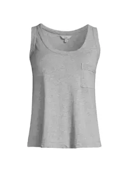 Майка с добавлением алоэ Eberjey, серый