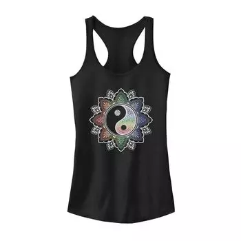 Майка с геометрическим рисунком Henna Yin Yang Chakra для юниоров