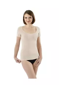 Майка с глубоким вырезом XL, дышащая Albertkreuz, бежевый