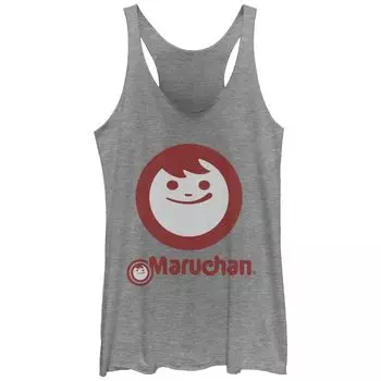 Майка с гоночной спиной и логотипом Maruchan для юниоров, лапша быстрого приготовления Maruchan Licensed Character