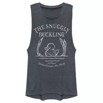 Майка с графическим изображением Disney's Tangled The Snugly Duckling Juniors Licensed Character
