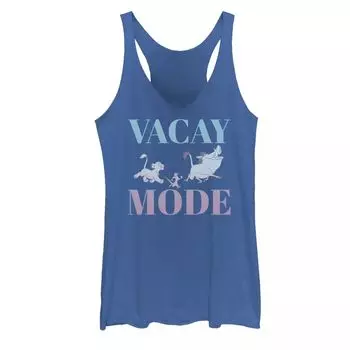 Майка с графическим изображением Disney's The Lion King Junior's Vacay Mode Licensed Character