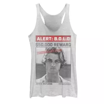 Майка с графическим изображением и плакатом с наградой Johns Wanted Reward для юниоров Outer Banks Licensed Character