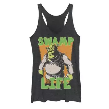 Майка с графическим изображением Shrek Swamp Life для юниоров Licensed Character