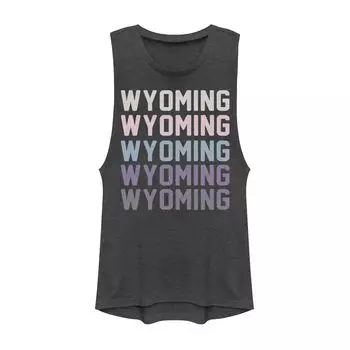 Майка с графическим изображением штата Вайоминг для юниоров