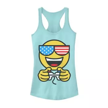 Майка с графическим изображением Smiley Face Gamer для юниоров Licensed Character