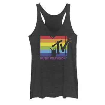 Майка с графическим логотипом MTV Rainbow Pride для юниоров Licensed Character