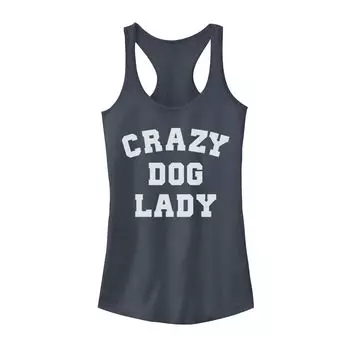 Майка с графическим рисунком Crazy Dog Lady для юниоров
