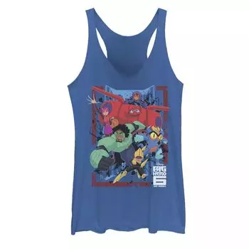 Майка с графическим рисунком Disney's Big Hero 6 The Series для юниоров, групповая раскраска Licensed Character