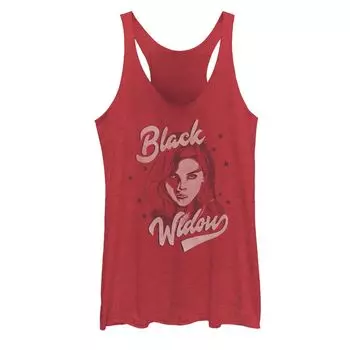 Майка с графическим рисунком в стиле ретро Marvel Black Widow для юниоров Licensed Character
