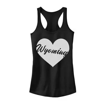 Майка с графическим рисунком Wyoming Heart для юниоров