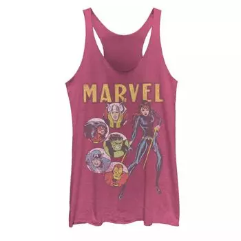 Майка с графикой в винтажном стиле из комиксов Marvel Retro Avengers для юниоров Marvel