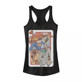 Майка с игральными картами DC Comics Superman Doomsday для юниоров Licensed Character