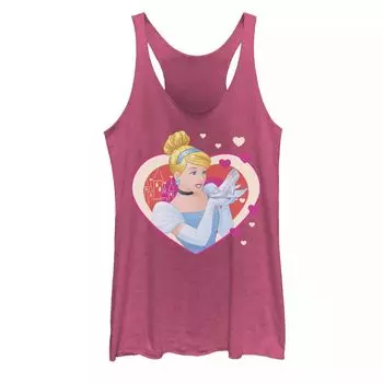 Майка с изображением блестящих сердечек Disney для юниоров «Золушка Валентина» Licensed Character