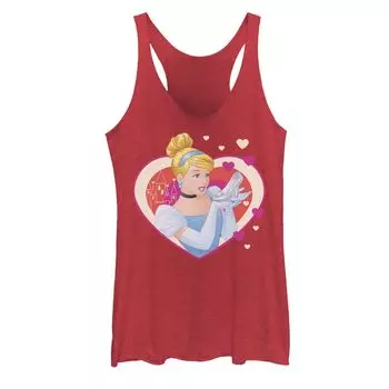 Майка с изображением блестящих сердечек Disney для юниоров «Золушка Валентина» Licensed Character