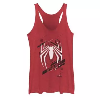 Майка с изображением графического значка игры Marvel Spider-Man для юниоров Marvel