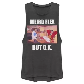Майка с изображением мускулов Disney's Gaston Juniors "Weird Flex" Licensed Character