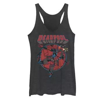 Майка с изображением падающего манекена Marvel Deadpool для юниоров Marvel