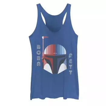 Майка с изображением шлема Бобы Фетта Disney's Star Wars Juniors для юниоров Licensed Character