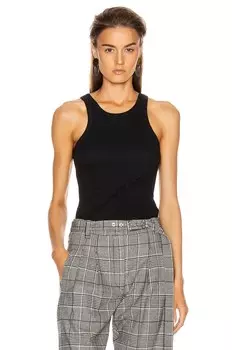 Майка с изогнутыми ребрами Toteme, черный