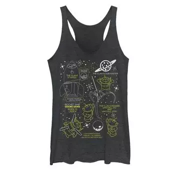 Майка с картой «История игрушек» Disney/Pixar для детей Aliens Claw Master Map Licensed Character