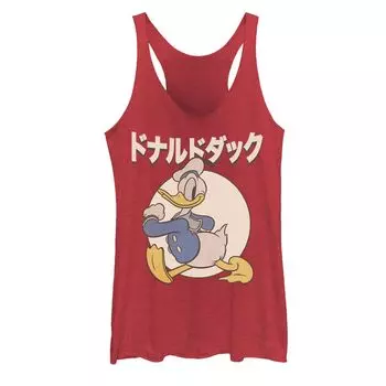 Майка с круглым портретом Кандзи Disney Donald Duck для юниоров Licensed Character