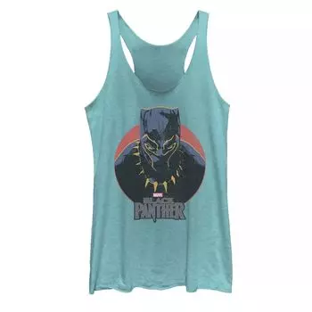Майка с круглым рисунком в стиле ретро Marvel Black Panther для юниоров Licensed Character