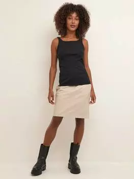 Майка с круглым вырезом carna KAFFE, черный