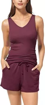 Майка с круглым вырезом Lounge Tommy John, цвет Winetasting