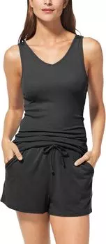 Майка с круглым вырезом Lounge Tommy John, цвет Charcoal Heather