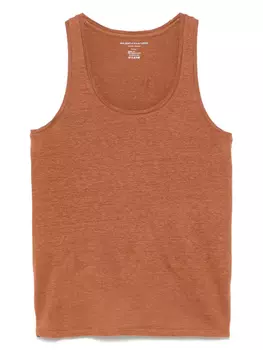 Майка с круглым вырезом Majestic Filatures, коричневый