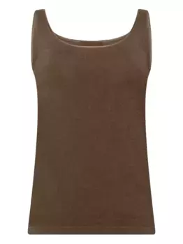 Майка с круглым вырезом Wolford, коричневый