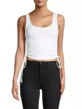 Майка с кулиской и кисточками BCBGeneration Rust