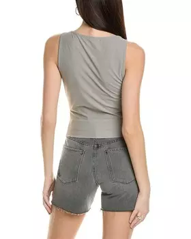 Майка с квадратным вырезом James Perse, серый