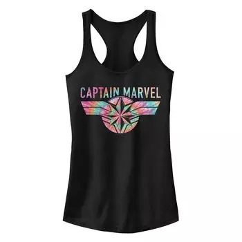 Майка с логотипом Captain Marvel Tie-Dye для юниоров Licensed Character
