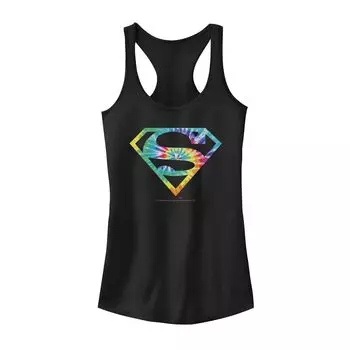 Майка с логотипом DC Comics Superman Tie-Dye для юниоров Licensed Character